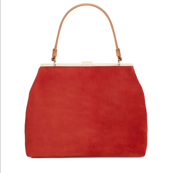 Mansur Gavriel Handbags - Mansur Gavriel Brick Suede Soft Elegant Bag New!